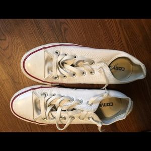 White converse women’s size 7